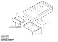 Bosch 0 601 096 962 Blf 10 Remote Control / Eu Spare Parts